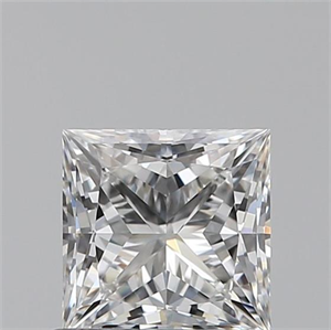 Picture of 0.72 Carats, Princess F Color, VVS1 Clarity and Certified by GIA