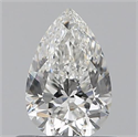 0.50 Carats, Pear H Color, VVS1 Clarity and Certified by GIA