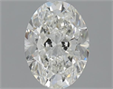 1.20 quilates, Ovalado , Color J, claridad VS2 y certificado por GIA