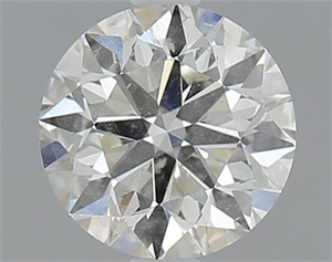 Picture of 1.00 Carats, Round with Excellent Cut, J Color, SI2 Clarity and Certified by GIA