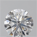 0.80 Carats, Round with Excellent Cut, E Color, SI1 Clarity and Certified by GIA