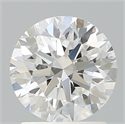 Lab Created Diamond 1.64 Carats, Round with Excellent Cut, D Color, VS1 Clarity and Certified by IGI