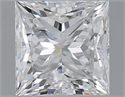 1.00 Carats, Princess E Color, VS1 Clarity and Certified by GIA