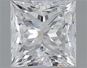 Picture of 1.00 Carats, Princess E Color, VS1 Clarity and Certified by GIA