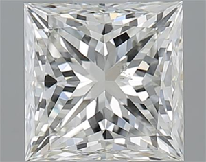 Picture of 1.00 Carats, Princess I Color, SI1 Clarity and Certified by GIA