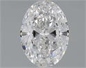 1.01 quilates, Ovalado , Color F, claridad IF y certificado por GIA