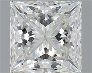 Picture of 1.51 Carats, Princess J Color, VVS1 Clarity and Certified by GIA