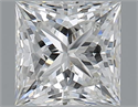 1.00 Carats, Princess F Color, VS2 Clarity and Certified by GIA