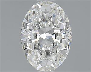 Picture of 1.00 Carats, Oval H Color, SI1 Clarity and Certified by GIA