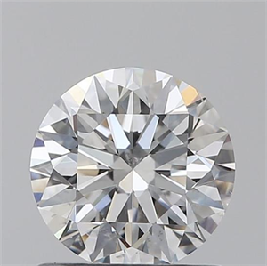 Picture of 0.80 Carats, Round with Excellent Cut, F Color, SI2 Clarity and Certified by GIA