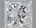 1.70 Carats, Princess H Color, SI2 Clarity and Certified by GIA