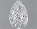 1.01 Carats, Pear D Color, SI1 Clarity and Certified by GIA
