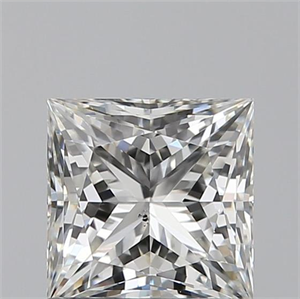 Picture of 1.00 Carats, Princess I Color, SI2 Clarity and Certified by GIA