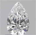0.53 Carats, Pear D Color, VS1 Clarity and Certified by GIA