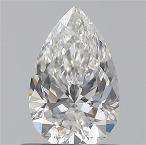 Picture of 0.60 Carats, Pear F Color, VS2 Clarity and Certified by GIA