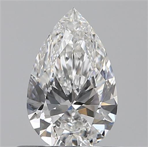 Picture of 0.50 Carats, Pear E Color, VS2 Clarity and Certified by GIA