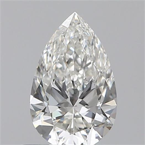 Picture of 0.50 Carats, Pear H Color, VVS1 Clarity and Certified by GIA
