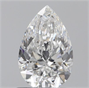0.80 Carats, Pear E Color, VS1 Clarity and Certified by GIA