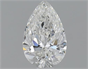 0.50 quilates, De pera , Color H, claridad VS2 y certificado por GIA