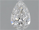 0.74 Carats, Pear F Color, SI1 Clarity and Certified by GIA
