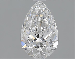 Picture of 0.74 Carats, Pear F Color, SI1 Clarity and Certified by GIA