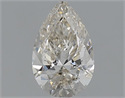 1.00 Carats, Pear J Color, SI1 Clarity and Certified by GIA