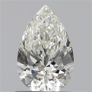 Picture of 0.71 Carats, Pear H Color, VVS2 Clarity and Certified by GIA