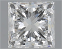 1.00 Carats, Princess G Color, SI1 Clarity and Certified by GIA