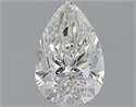 1.20 Carats, Pear H Color, SI1 Clarity and Certified by GIA