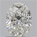 0.70 Carats, Oval I Color, VS2 Clarity and Certified by GIA