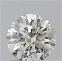 0.70 Carats, Round with Excellent Cut, L Color, VS2 Clarity and Certified by GIA