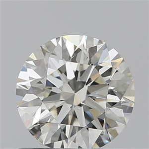 Picture of 0.70 Carats, Round with Excellent Cut, L Color, VS2 Clarity and Certified by GIA