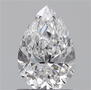Picture of 0.90 Carats, Pear D Color, SI1 Clarity and Certified by GIA