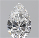 0.70 Carats, Pear D Color, VS1 Clarity and Certified by GIA