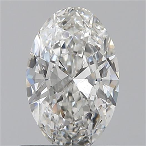Picture of 0.60 Carats, Oval G Color, SI2 Clarity and Certified by GIA