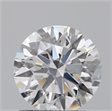 0.90 quilates, Redondo Ideal, Color D, claridad VS2 y certificado por GIA