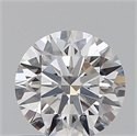 0.72 Carats, Round with Excellent Cut, F Color, VS1 Clarity and Certified by GIA