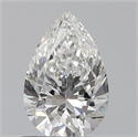 0.70 Carats, Pear F Color, VS1 Clarity and Certified by GIA