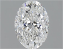 1.00 Carats, Oval G Color, SI1 Clarity and Certified by GIA