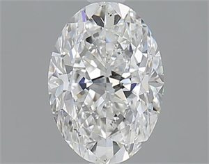 Picture of 1.00 Carats, Oval G Color, SI1 Clarity and Certified by GIA