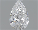 0.53 Carats, Pear E Color, VVS1 Clarity and Certified by GIA