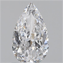 0.70 Carats, Pear D Color, VS1 Clarity and Certified by GIA