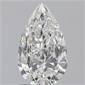 0.90 Carats, Pear G Color, VVS2 Clarity and Certified by GIA