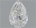 1.01 Carats, Pear H Color, SI2 Clarity and Certified by GIA