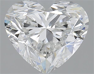 Picture of 3.05 Carats, Heart F Color, VS1 Clarity and Certified by GIA