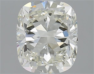 Picture of 2.01 Carats, Cushion K Color, SI1 Clarity and Certified by GIA
