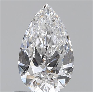 Picture of 0.60 Carats, Pear D Color, SI2 Clarity and Certified by GIA