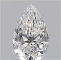 0.50 Carats, Pear E Color, VS2 Clarity and Certified by GIA