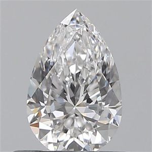 Picture of 0.50 Carats, Pear E Color, VVS2 Clarity and Certified by GIA