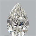 0.50 quilates, De pera , Color I, claridad SI1 y certificado por GIA
